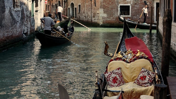 Venice: Traditional Gondolas Regatta