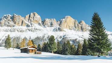 Südtirol im weißen Winterkleid